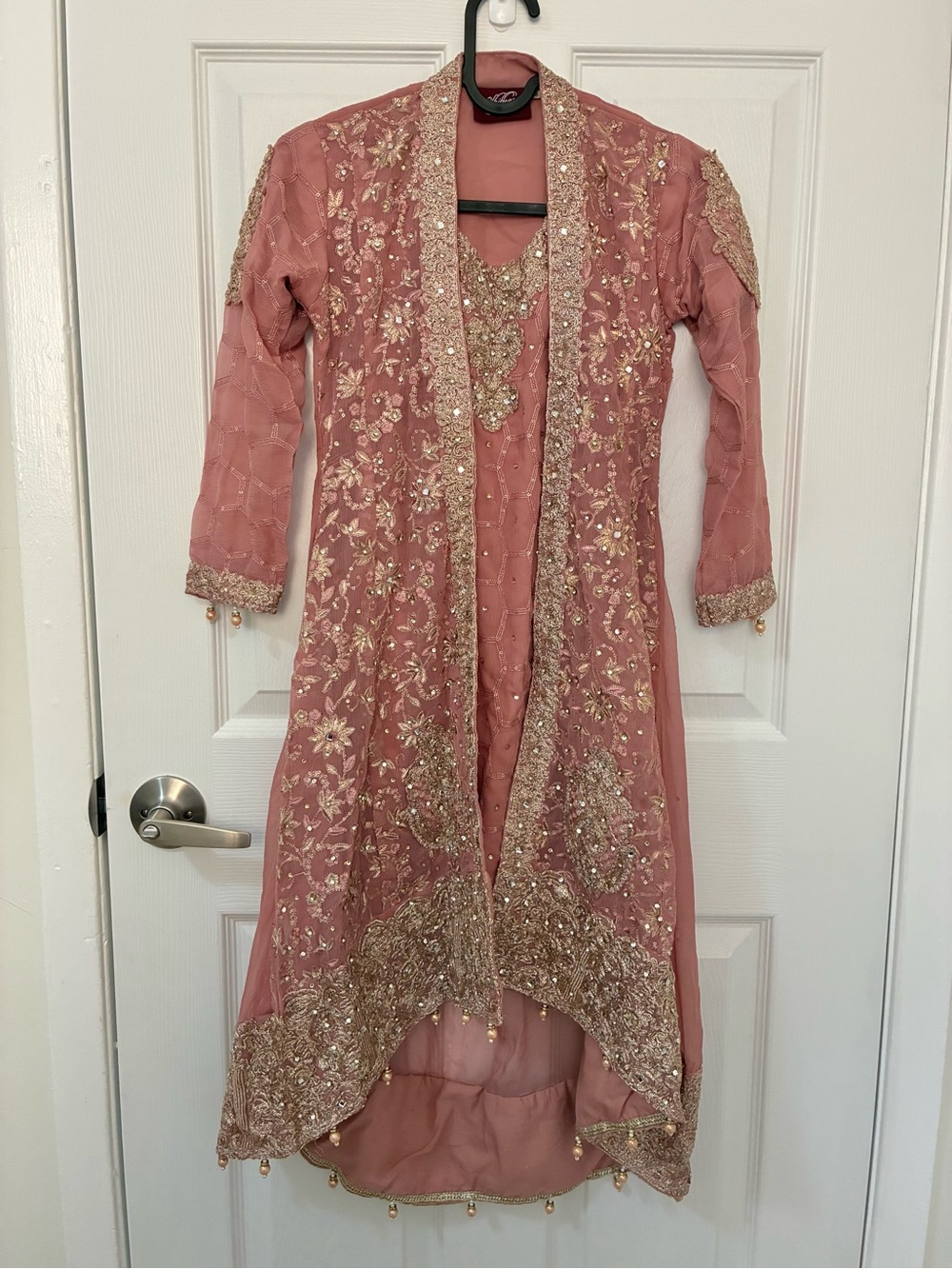 Embellished Pink Salwar Kameez